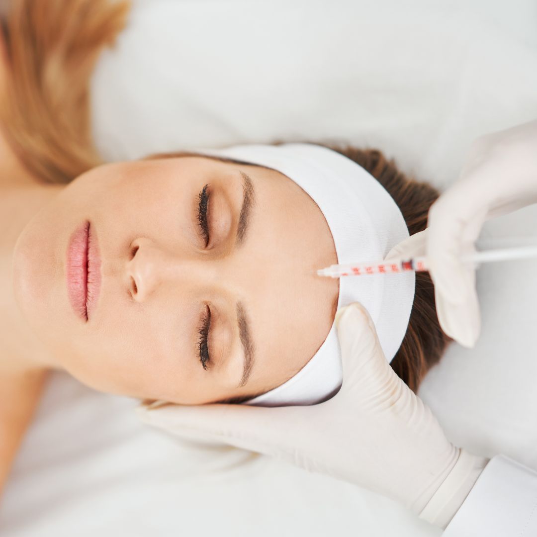 img of a woman getting an injection